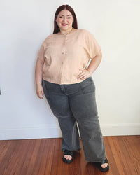 BLUSA CAMISA ANGEL - Rosa Viejo