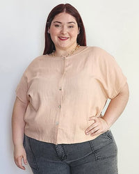 BLUSA CAMISA ANGEL - Rosa Viejo