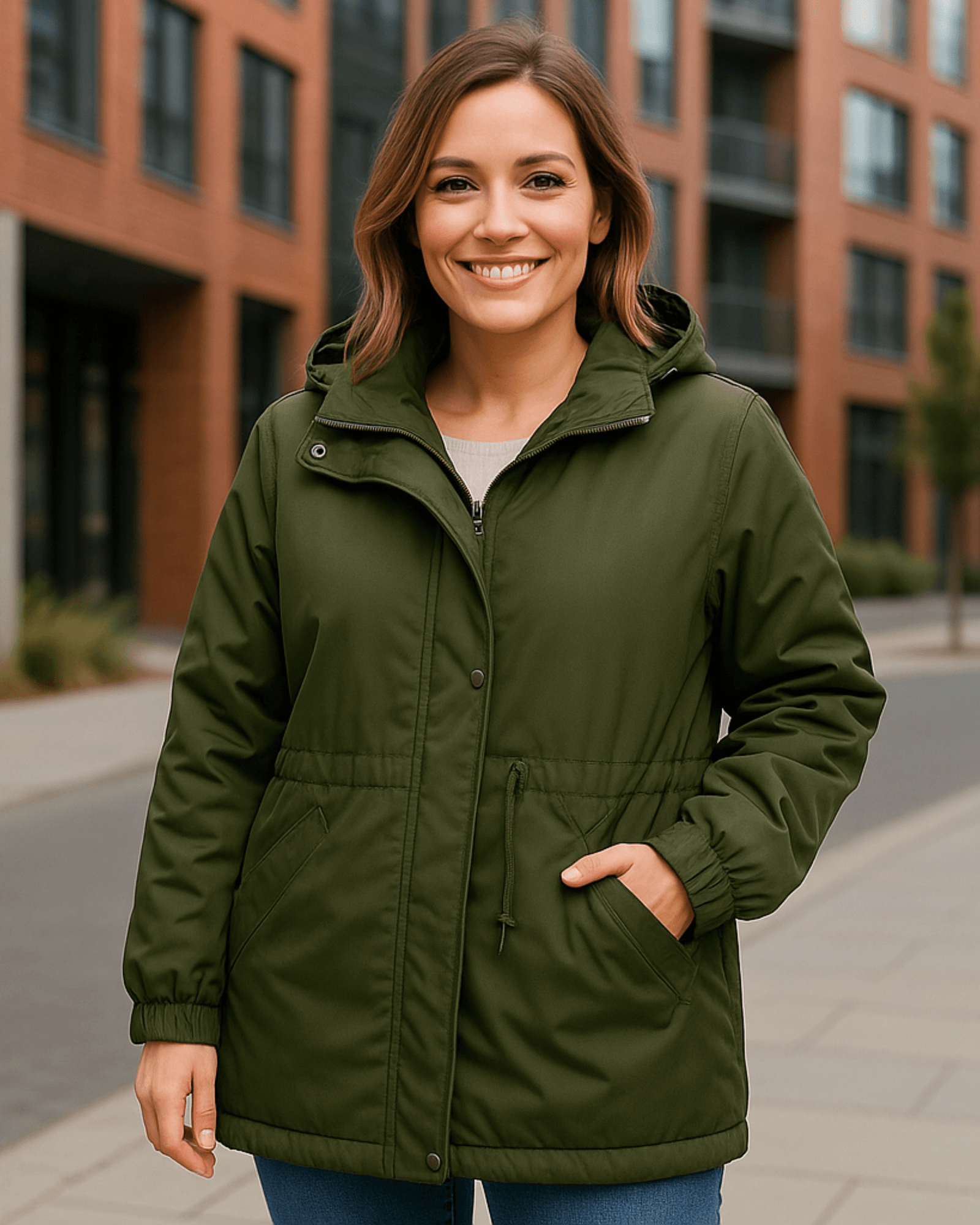PARKA CANADÁ OLIVO - Verde Oscuro
