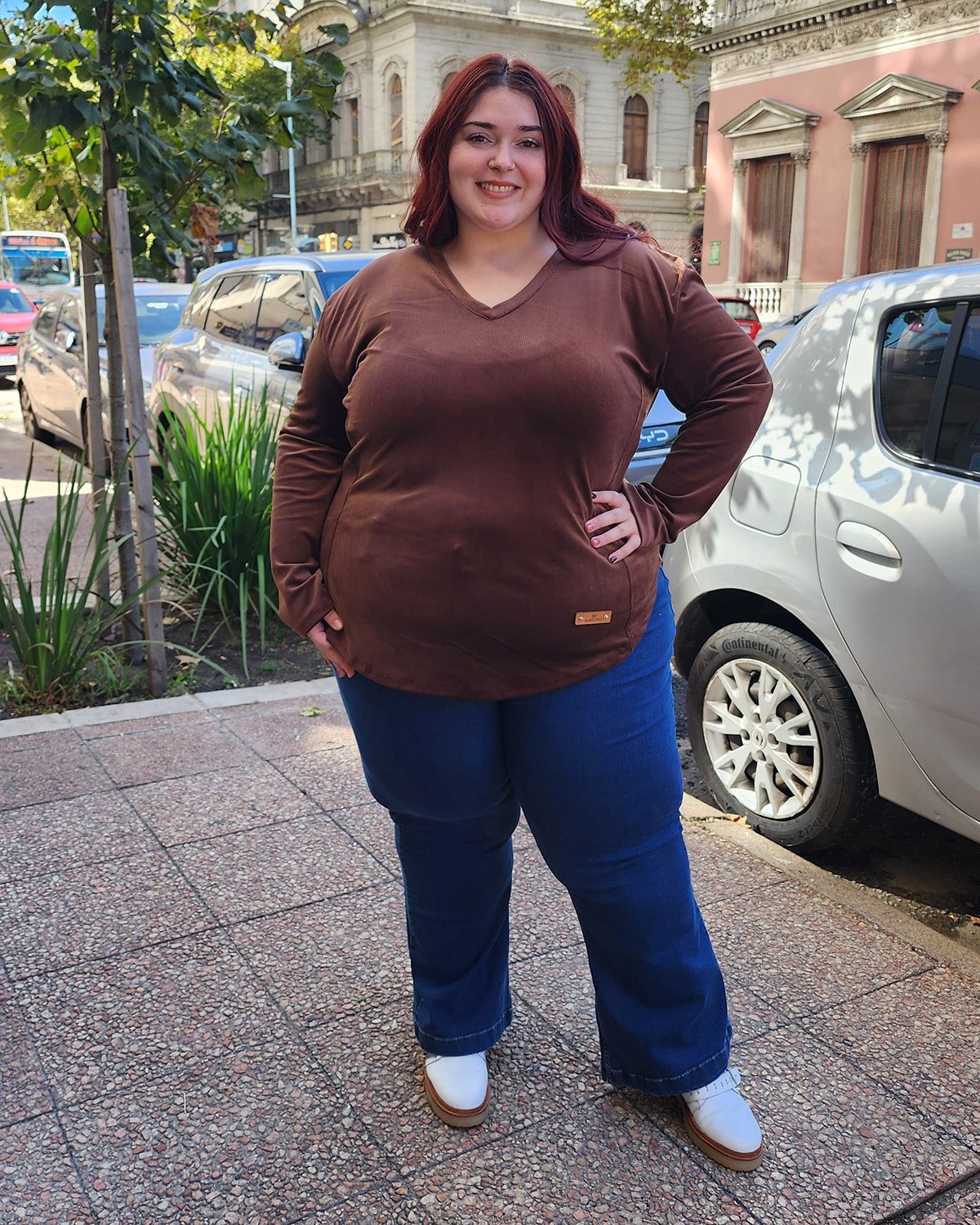 REMERA SIRENA MOCHA - Marrón