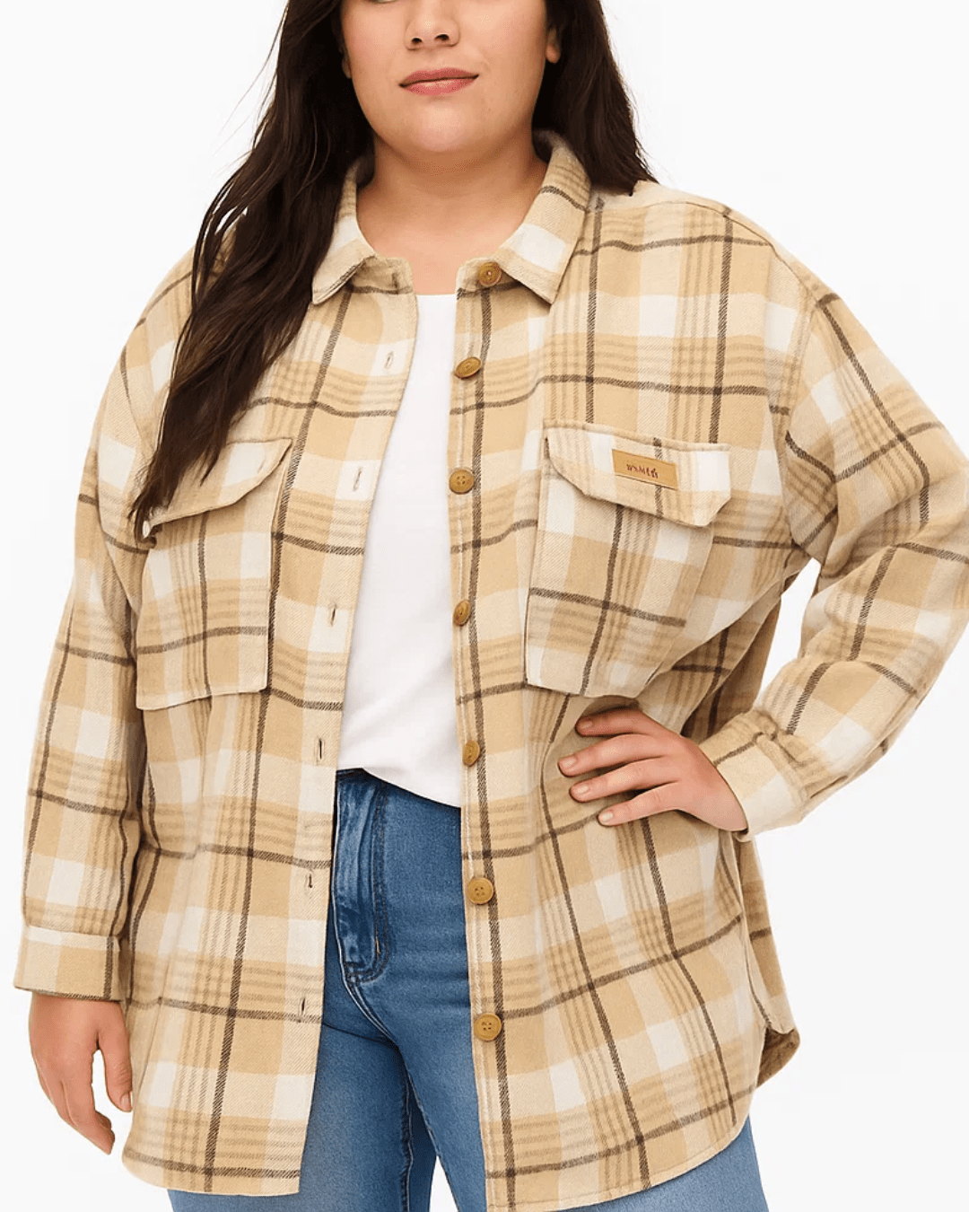 SOBRECAMISA ESCOCESA CHIC