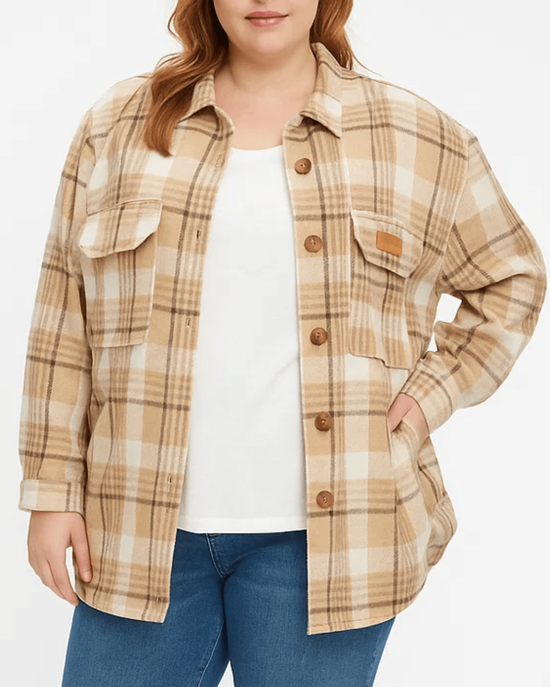 SOBRECAMISA ESCOCESA CHIC