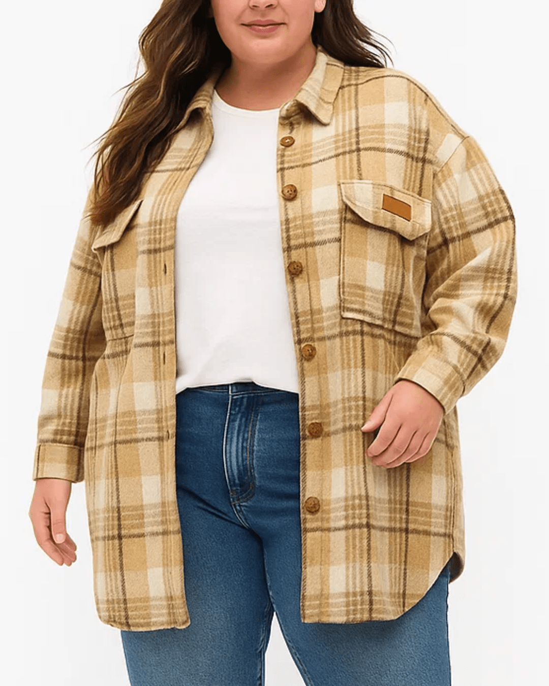 SOBRECAMISA ESCOCESA CHIC