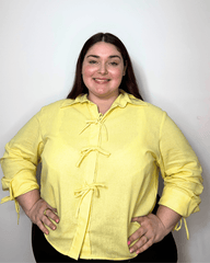 CAMISA ROMA LINO - Amarillo