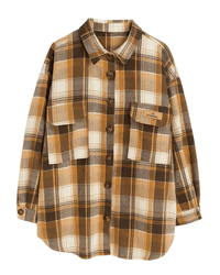 SOBRECAMISA ESCOCESA CHIC