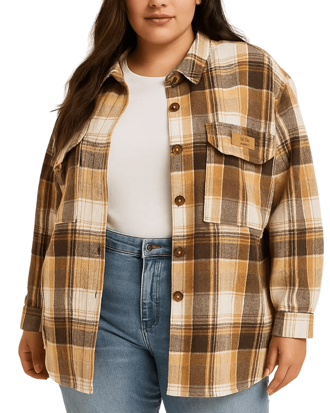 SOBRECAMISA ESCOCESA CHIC