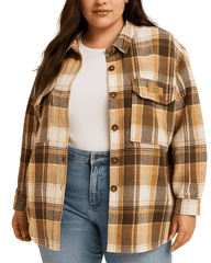 SOBRECAMISA ESCOCESA CHIC