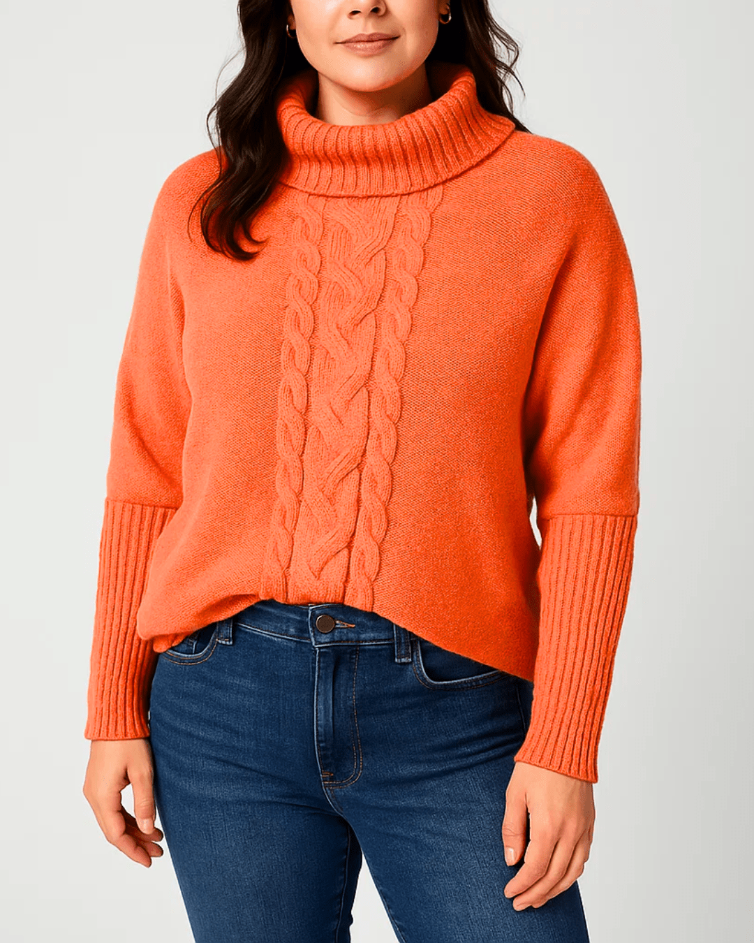 Buzo Polera Coral de Lana