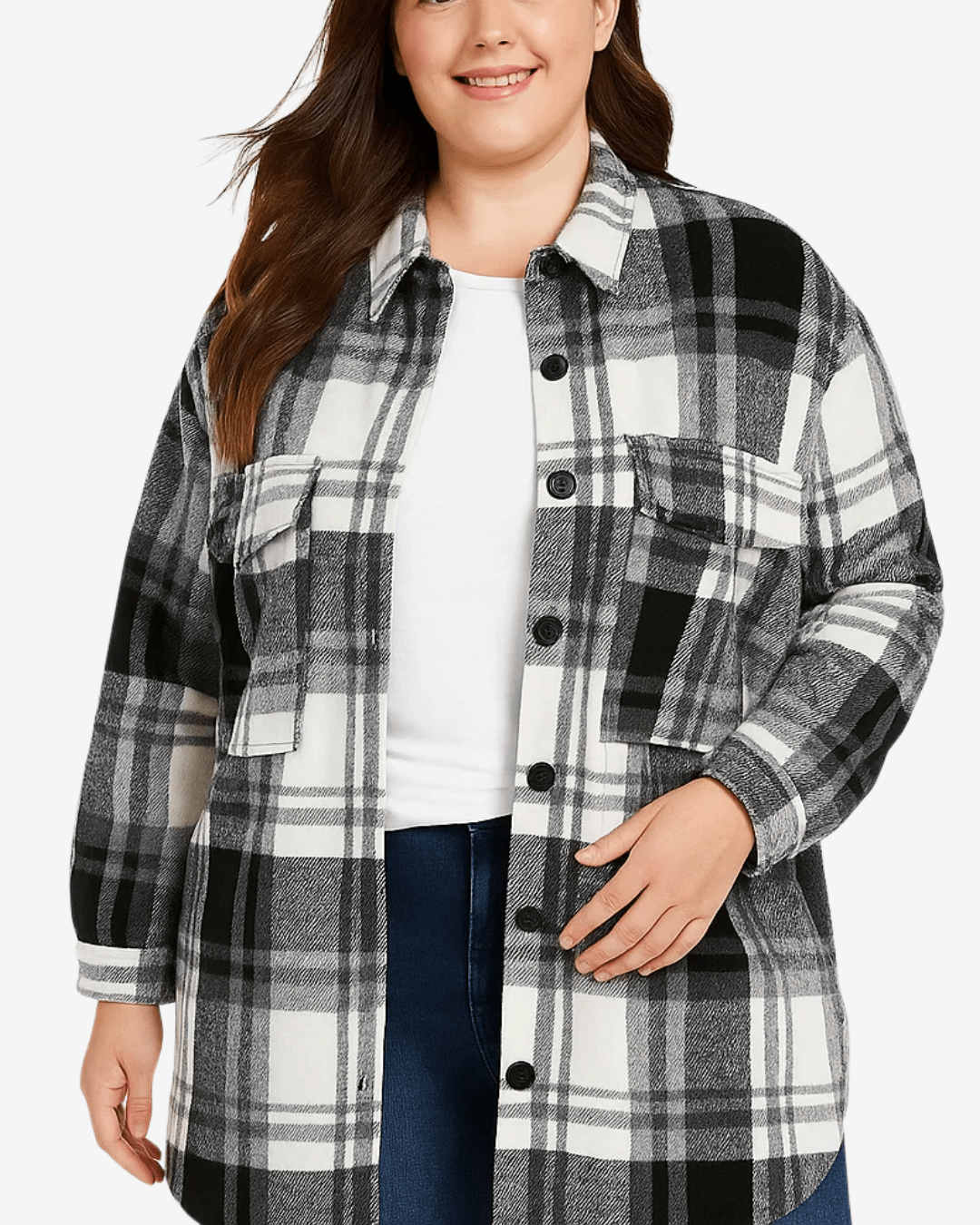 SOBRECAMISA ESCOCESA CHIC