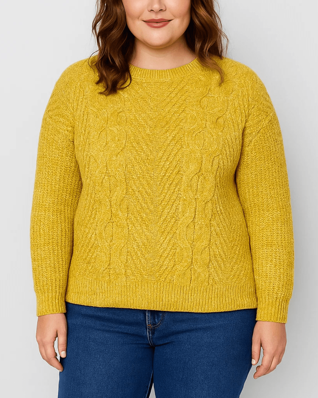 BUZO CHENILLE BRUMA - Mostaza