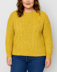 BUZO CHENILLE BRUMA - Mostaza