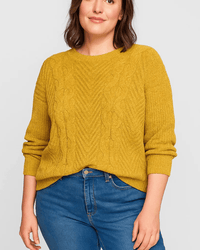 BUZO CHENILLE BRUMA - Mostaza