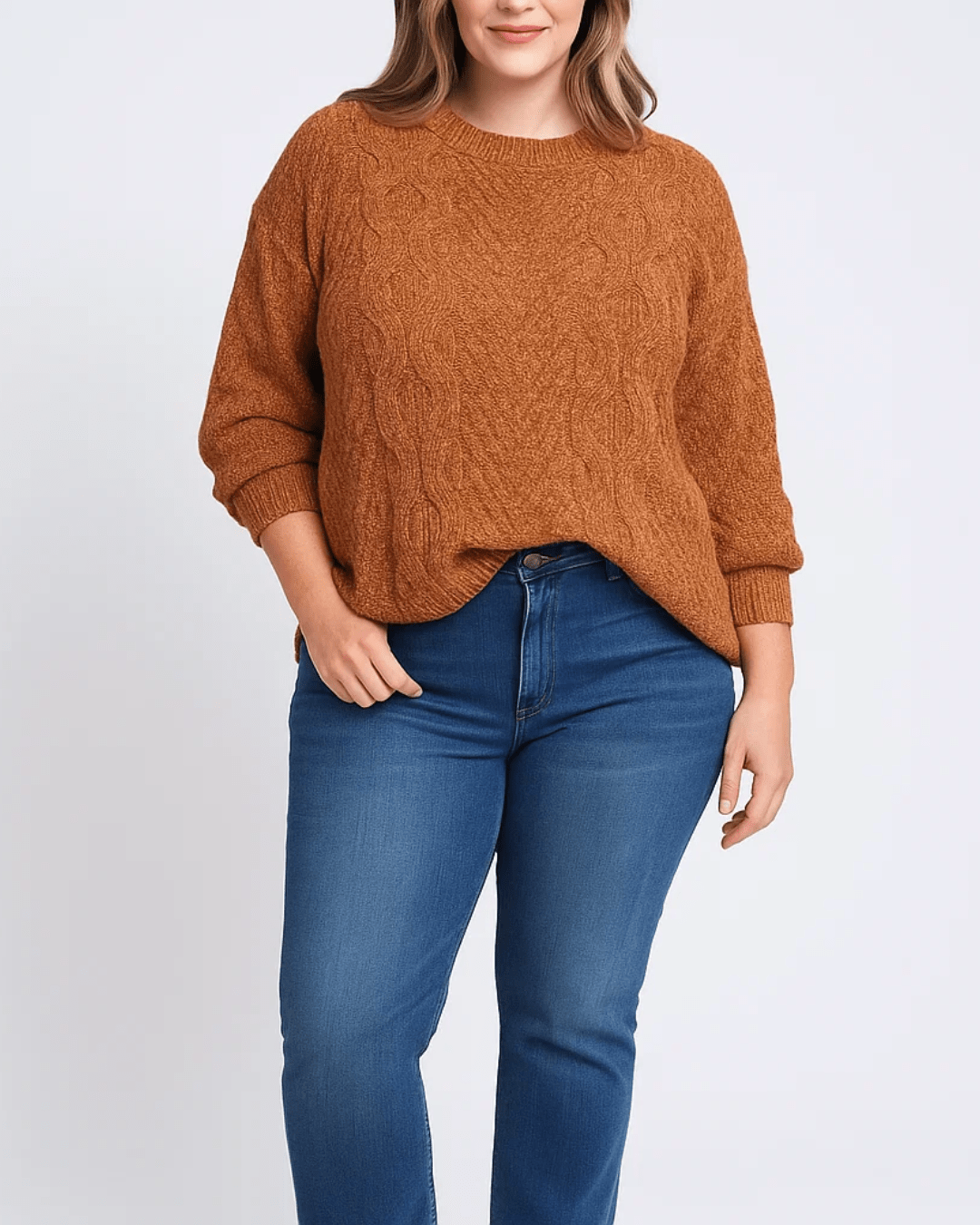 BUZO CHENILLE BRUMA - Terracota