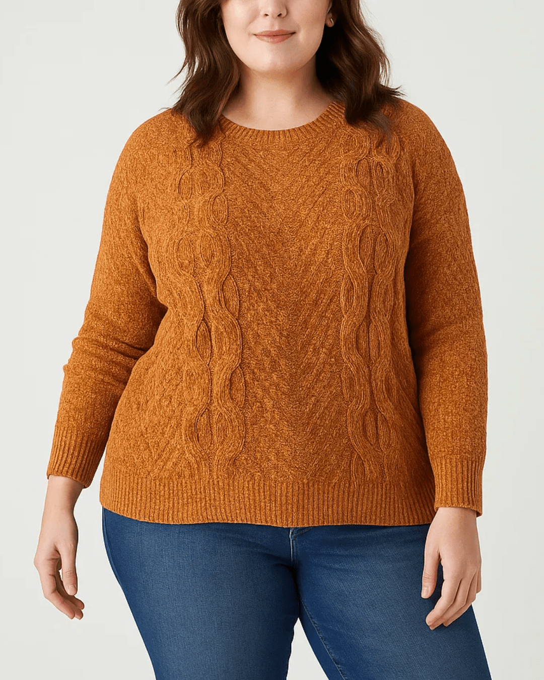 BUZO CHENILLE BRUMA - Terracota