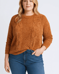 BUZO CHENILLE BRUMA - Terracota