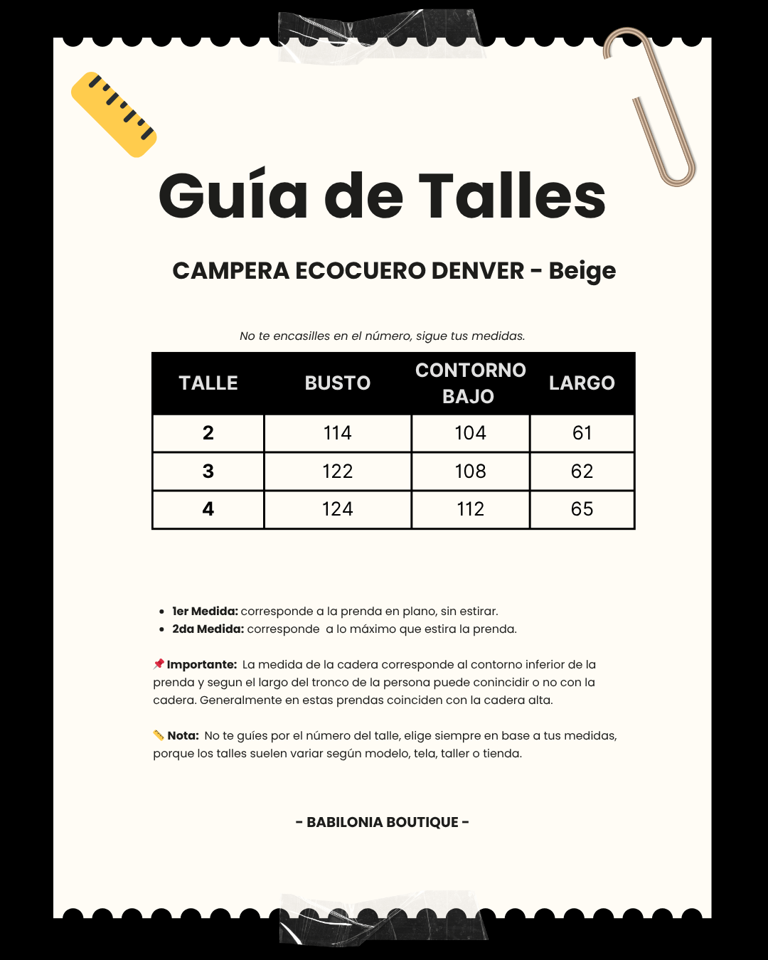 CAMPERA ECOCUERO DENVER - Beige