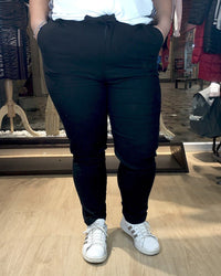 Pantalón Lino Con Lazo Tiro Alto
