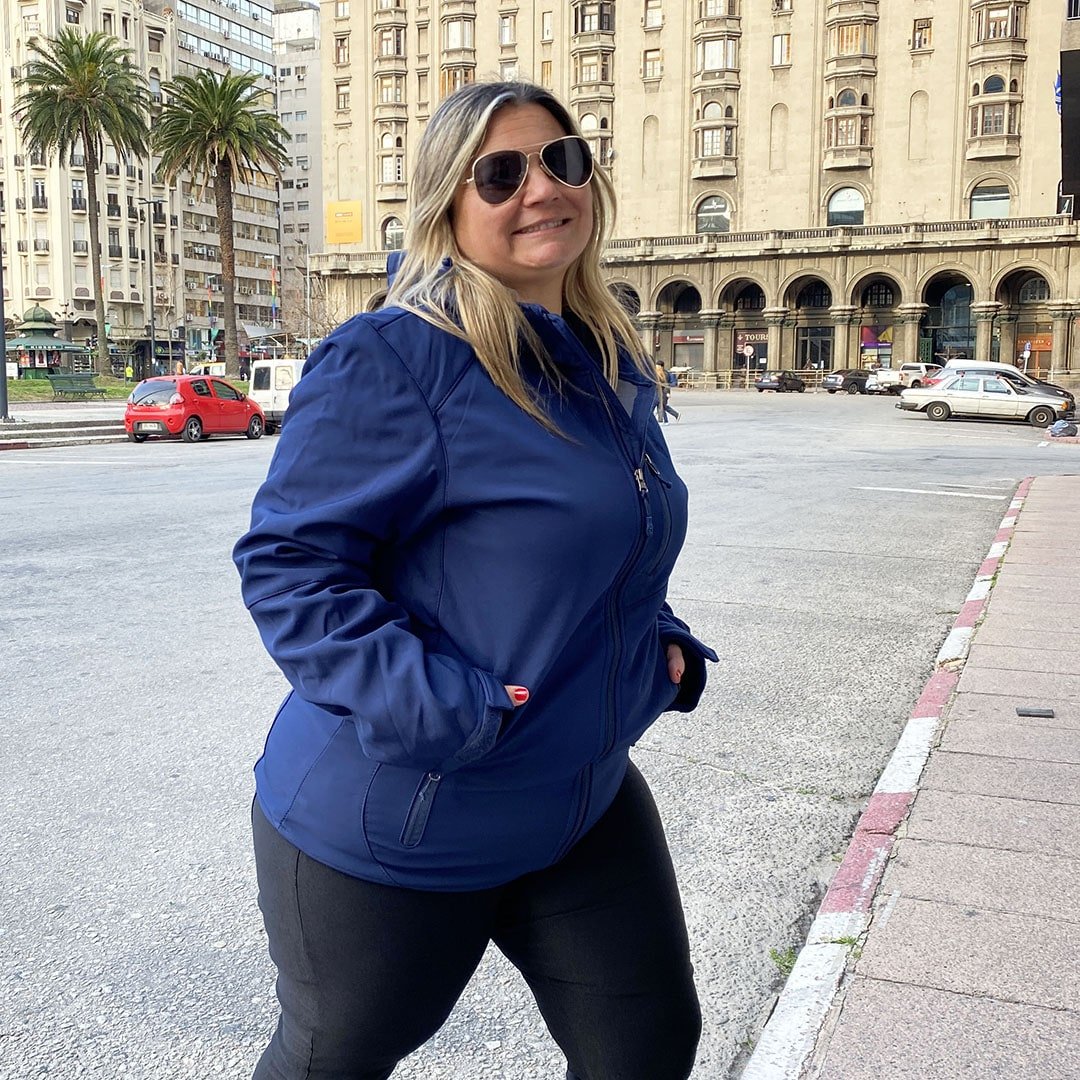 CAMPERA NEOPRENO - Azul