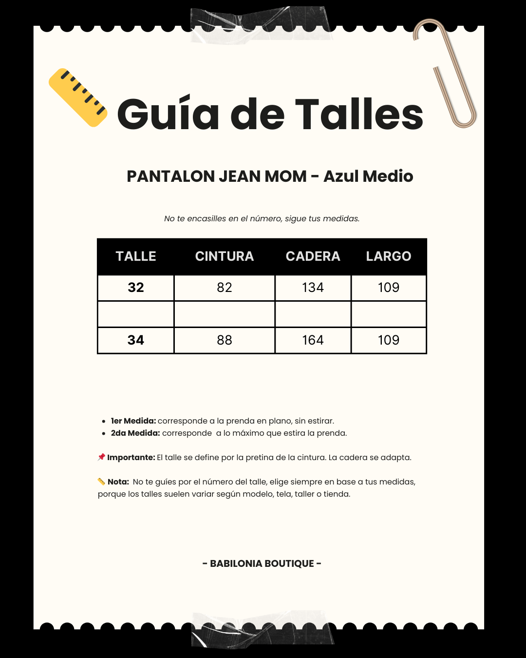 PANTALON JEAN PATA ELEFANTE - Azul