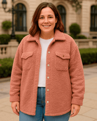 SOBRECAMISA CORDERITO BERNAT - Rosa Viejo