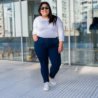 PANTALON JEAN SkINNY - Azul Oscuro