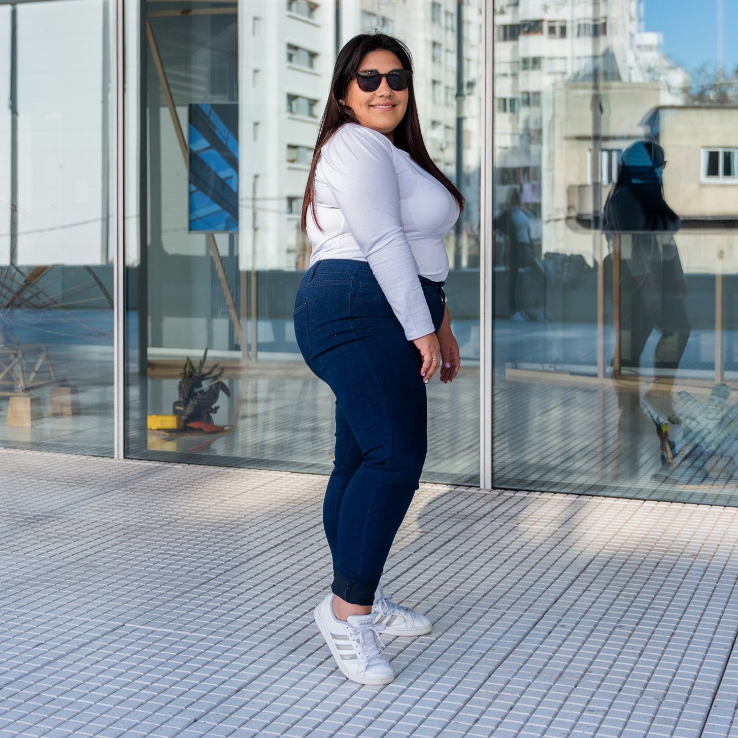 PANTALON JEAN SkINNY - Azul Oscuro