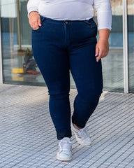 PANTALON JEAN SkINNY - Azul Oscuro