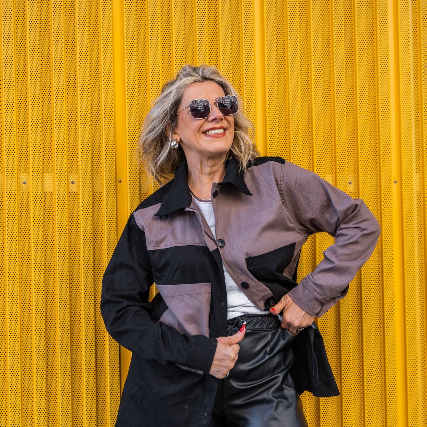 SOBRECAMISA SAFARI - Negro y Tostado