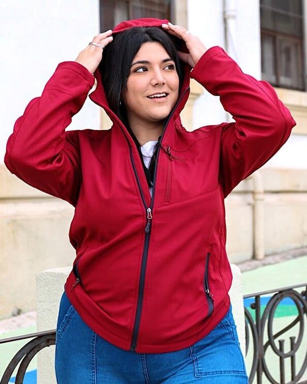 CAMPERA NEOPRENO - Bordo