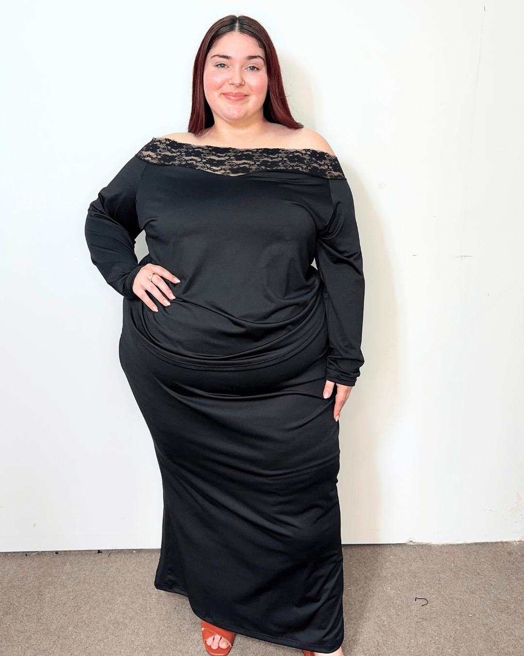 FALDA BEGONIA EVASE DE LYCRA
