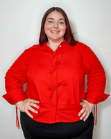 CAMISA ROMA LINO - Rojo
