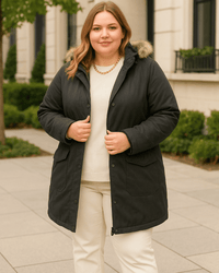 Campera Parka Gamuza Artica