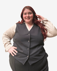 Chaleco Corto en Punto Roma