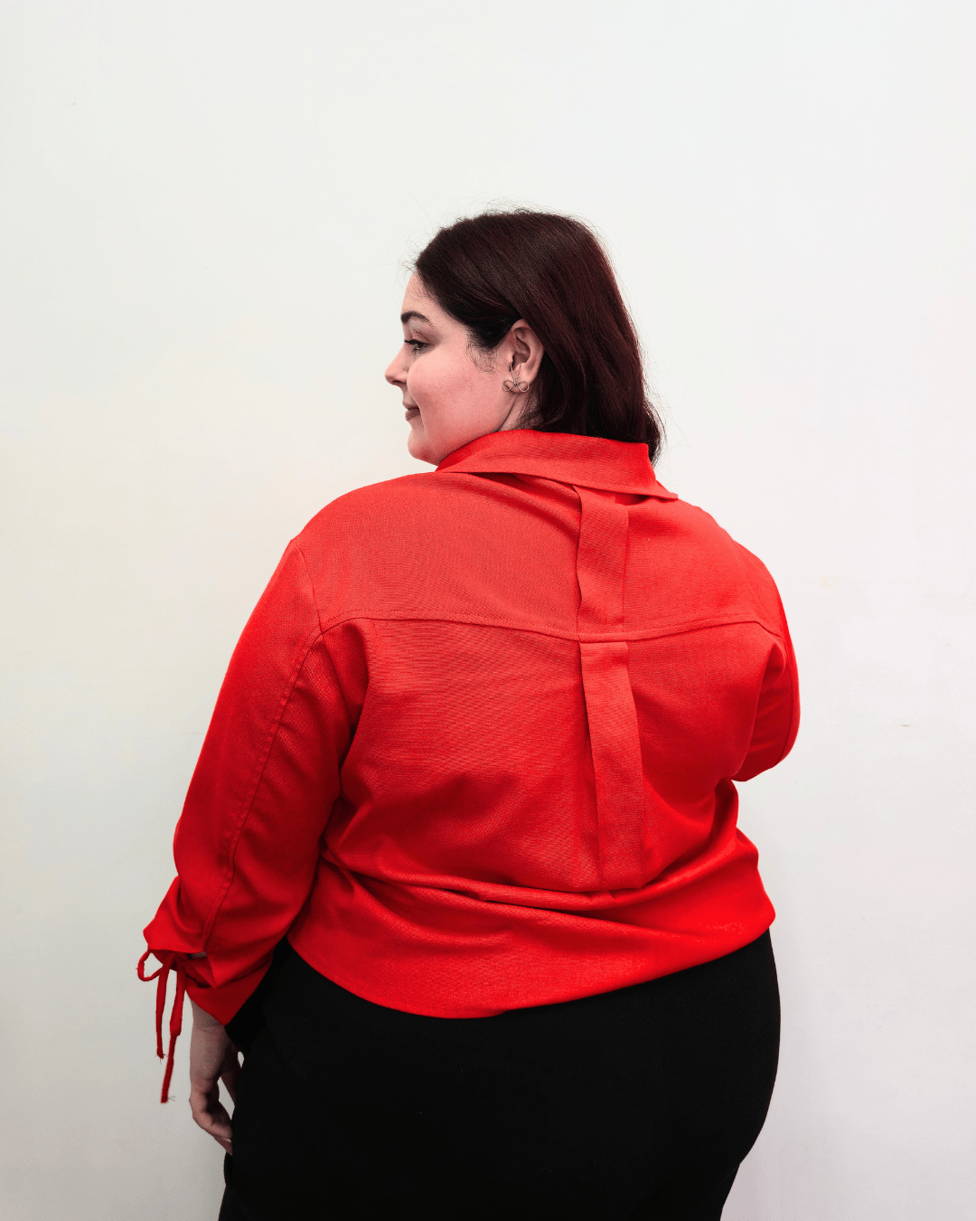 CAMISA ROMA LINO - Rojo