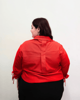 CAMISA ROMA LINO - Rojo
