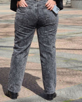 PANTALÓN JEAN RECTO - Gris claro