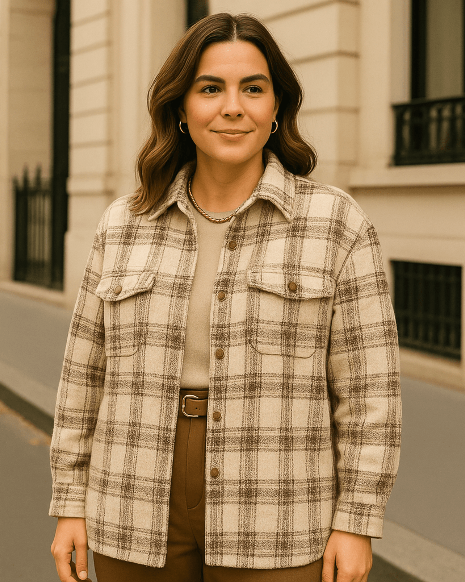 Sobrecamisa Escocesa Cosmopolita