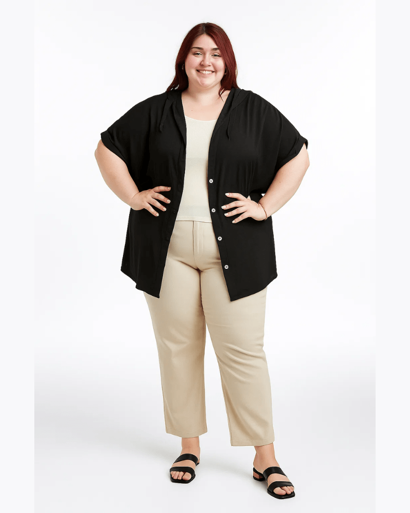 CAMISA CITRUS en TUSOR - Negra