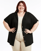 CAMISA CITRUS en TUSOR - Negra