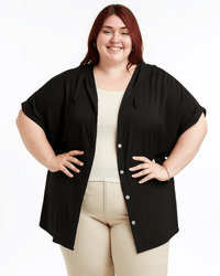 CAMISA CITRUS en TUSOR - Negra