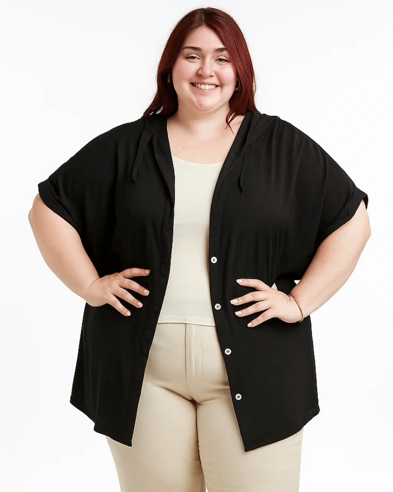 CAMISA CITRUS en TUSOR - Negra