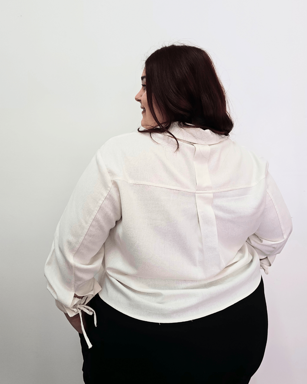 CAMISA ROMA LINO - Blanco