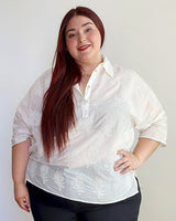 Blusa Camisa Bordada LOTO