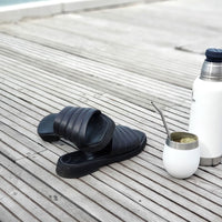 Sandalias Cuero Original CHANCLAS Negras