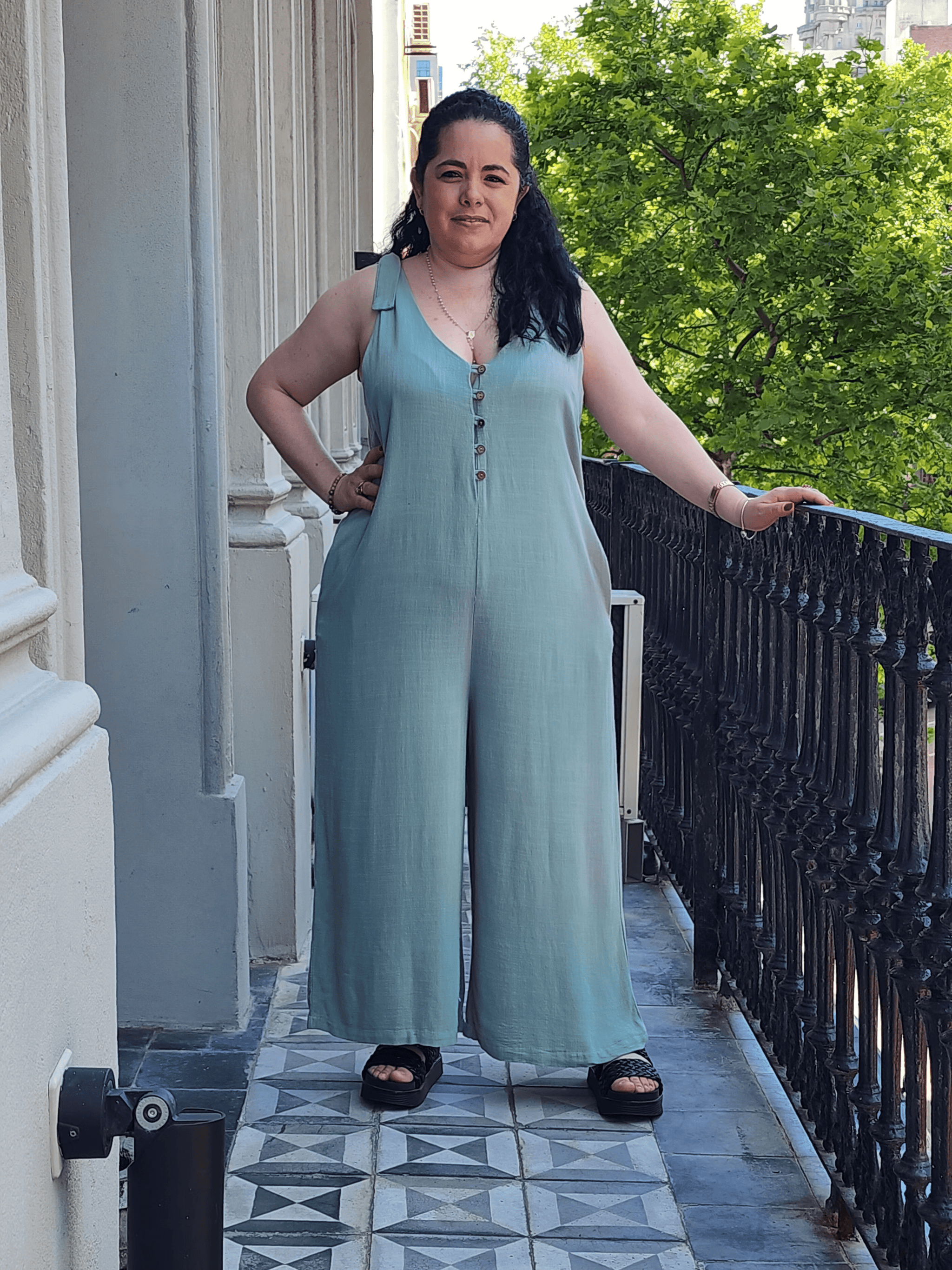 ENTERITO LINO LARGO - Verde