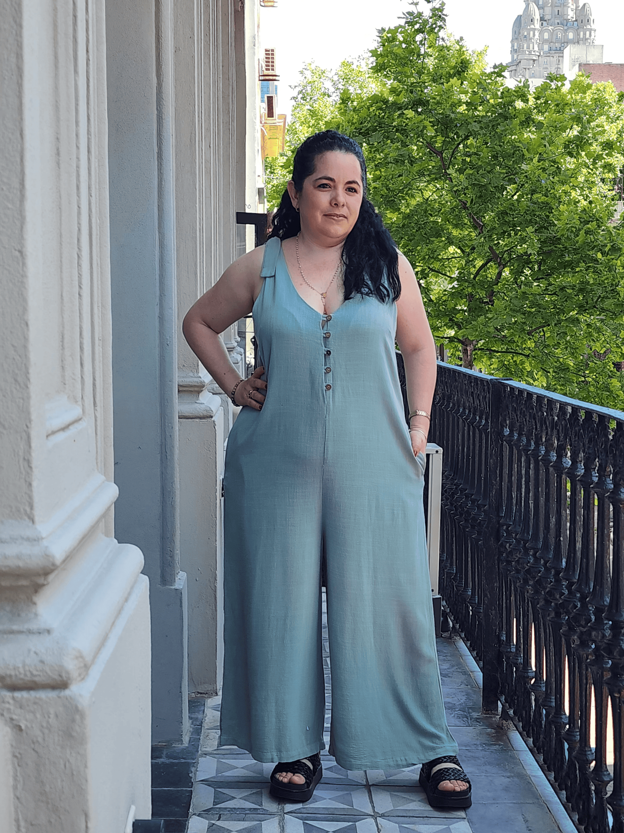 ENTERITO LINO LARGO - Verde