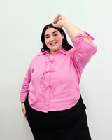 CAMISA ROMA LINO - Rosado