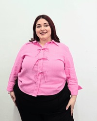 CAMISA ROMA LINO - Rosado