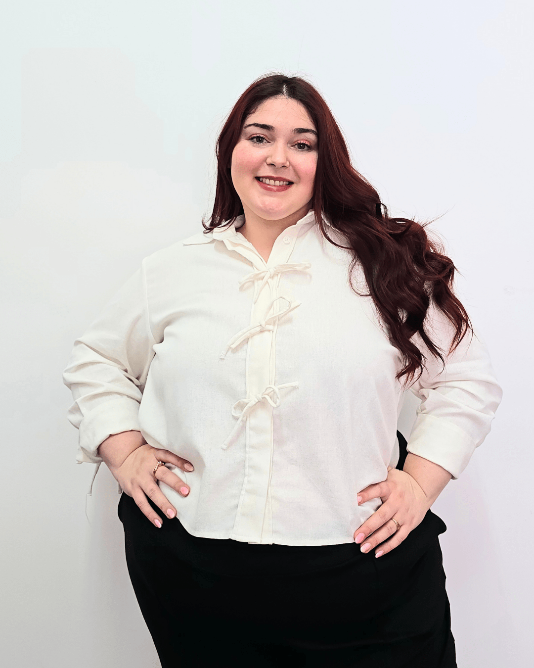 CAMISA ROMA LINO - Blanco