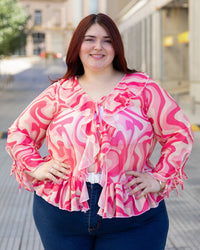 BLUSA VOLADO MICROTUL